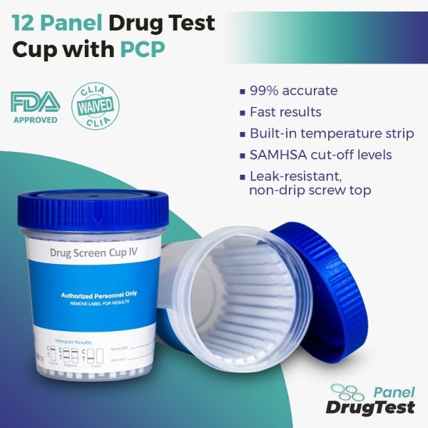 12 Panel Drug Test Cup with PCP