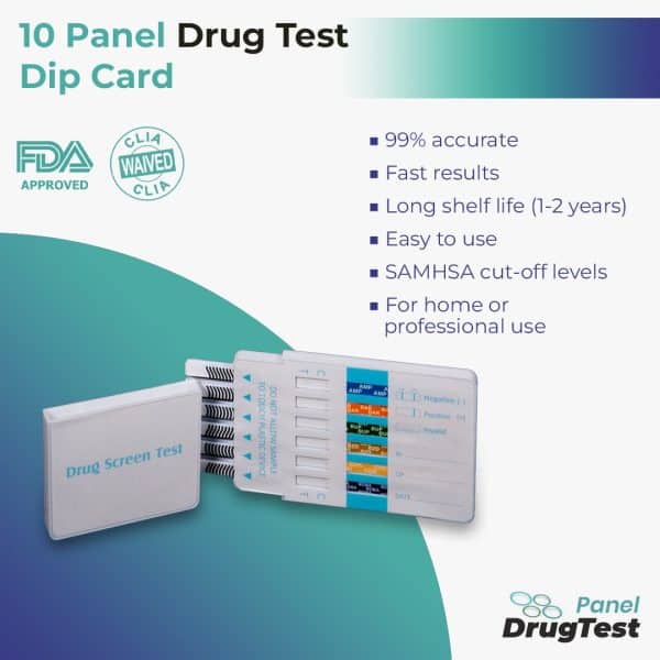 10 Panel Dip Drug Test Kit - Panel Drug Test