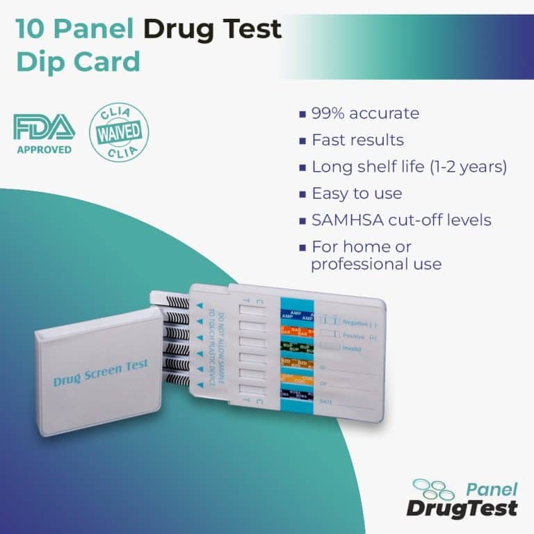 10 Panel Dip Drug Test Kit - Accurate Panel Drug Test