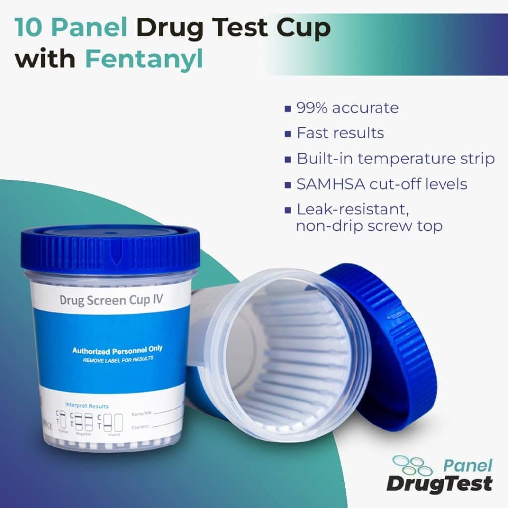 10 Panel Urine Drug Test Cup with Fyl