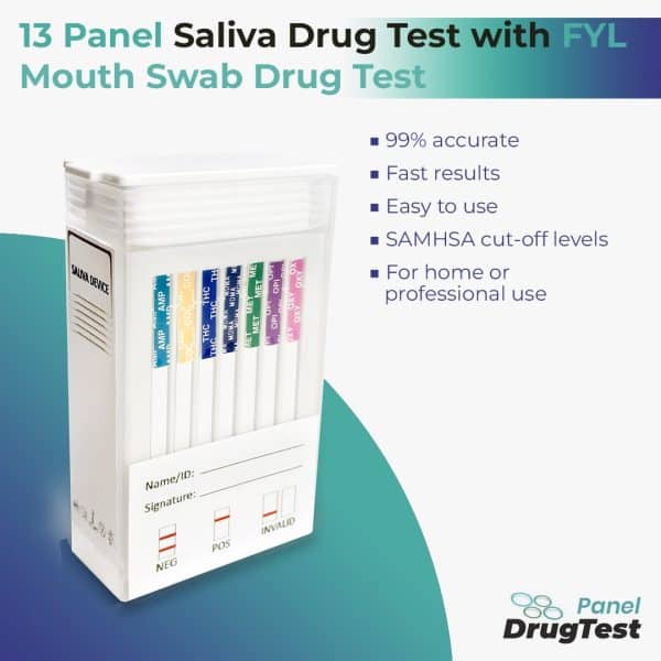 13 Panel Saliva Drug Test with FYL - Panel Drug Test