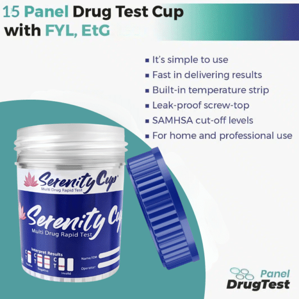 15 Panel Instant Drug Test with Adulterants