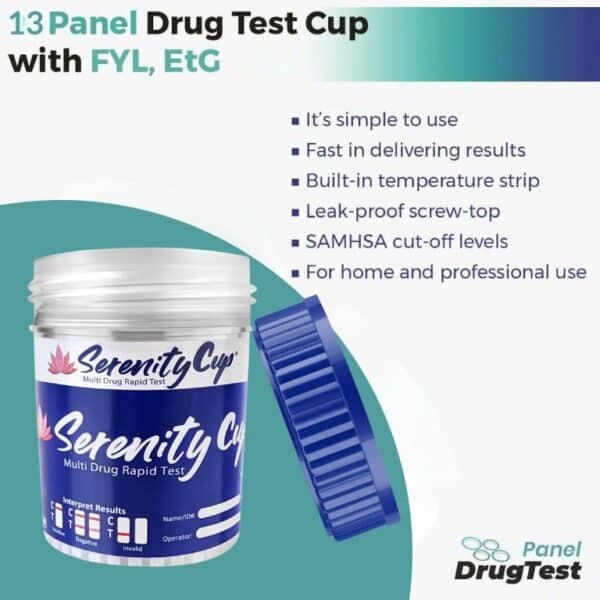 13 Panel Instant Drug Test Cup with K2