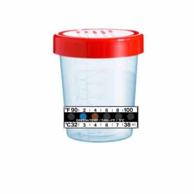 Urine Specimen Cups With Temperature Strip