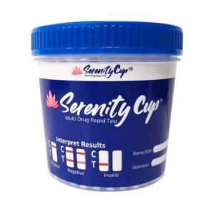 8 Panel Drug Test Cup with K2/50, ETG/300 Click Top Economy Cup - 90ml