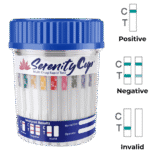 14 Panel Drug Test Cup with PPX/300, K2/50 & TRA/100 Click Top Economy Cup - 90ml - Image 4