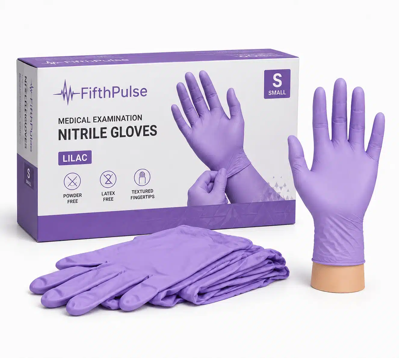 FifthPulse-nitrile-gloves-2 FIFTHPULSE Nitrile Examination Gloves - Image 1